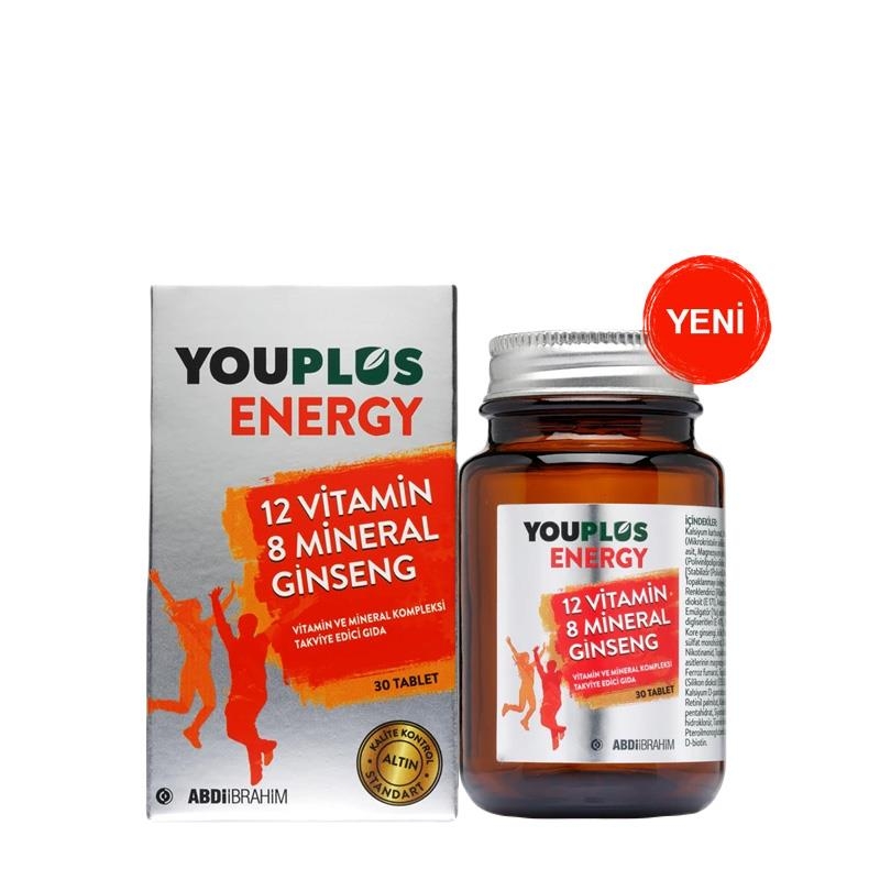 Youplus Energy Vitamin Mineral Kompleksi 30 Tablet - 1