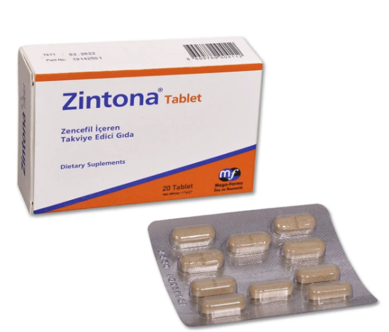 Zintona Zencefil İçeren Takviye Edici Gıda 20 Tablet - 1